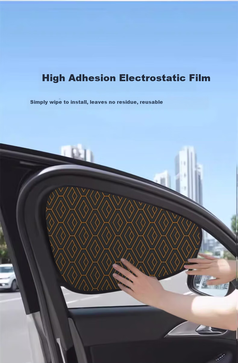 Digalun Car Sunshade Curtain Interior Sun Block Heat Insulation Sunshade Window Curtain for Car Glass Side Window 8