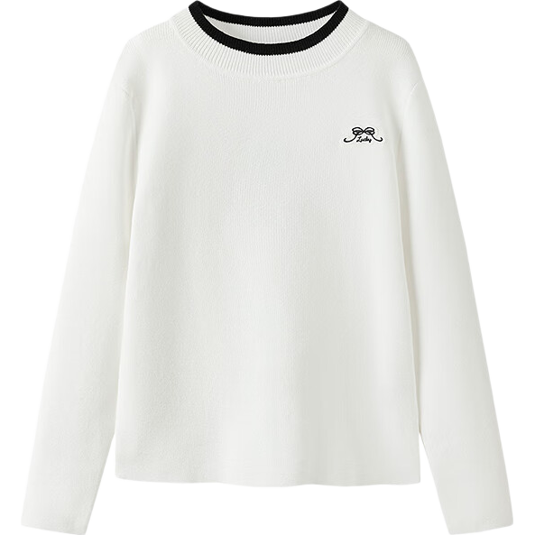 BALABALA Balaone Kids Sweater Girls 2025 Spring Autumn Pullover Knitwear 208325103003