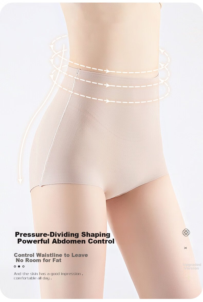 Xueqiman High-Waist Women's Panties 2026 New Slimming Tummy Control Butt Lifting Seamless Waist Shaping Boyshorts 9
