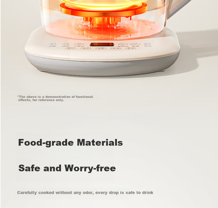 Joyoung 2L Multifunctional Temperature-Controlled Tea Maker Health Pot 316L Stainless Steel Office Electric Kettle 1200W High Power K20D-WY603 11