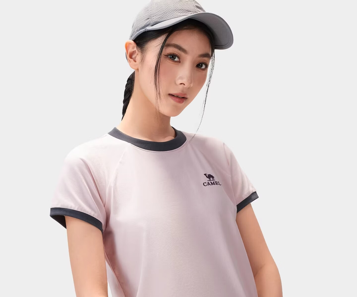 CAMEL Outdoor Quick-Dry Short Sleeve Unisex 2026 Spring Summer Breathable Sports Loose Fit Crew Neck Casual T-Shirt 9001 35