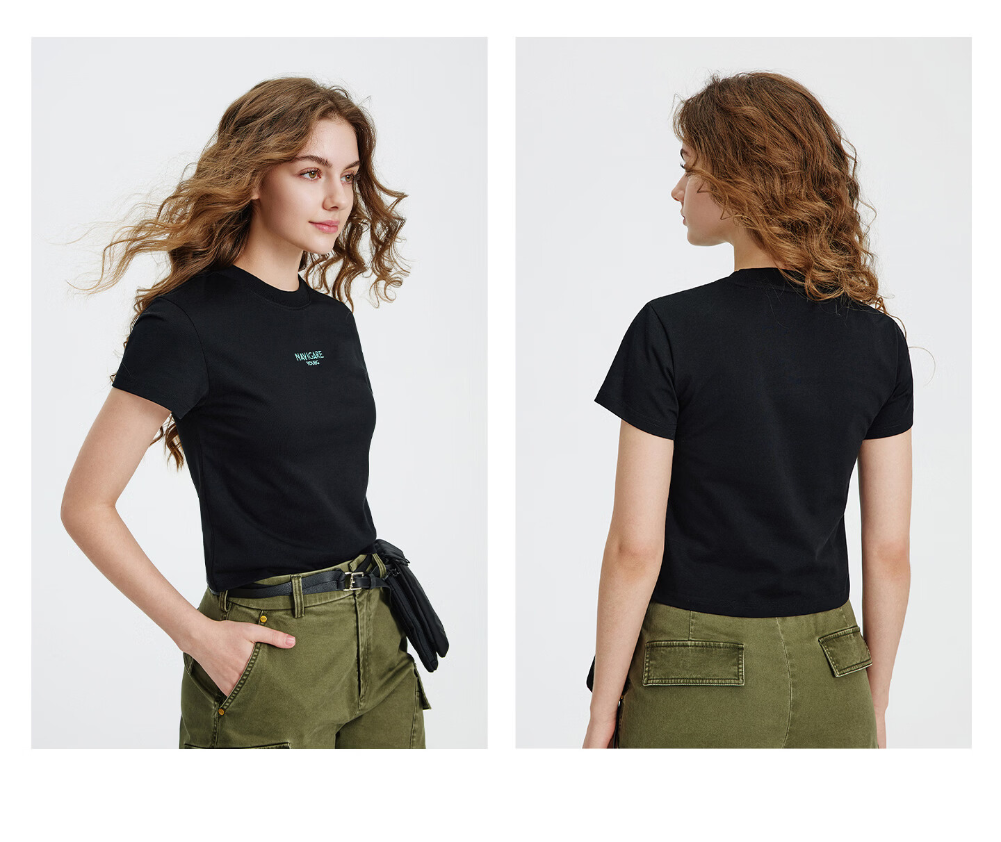 Navigare Small Sailboat Slim Fit Short Top 2026 New Women's Basic Cool Quick-Dry Short Sleeve T-Shirt 3325506542 25