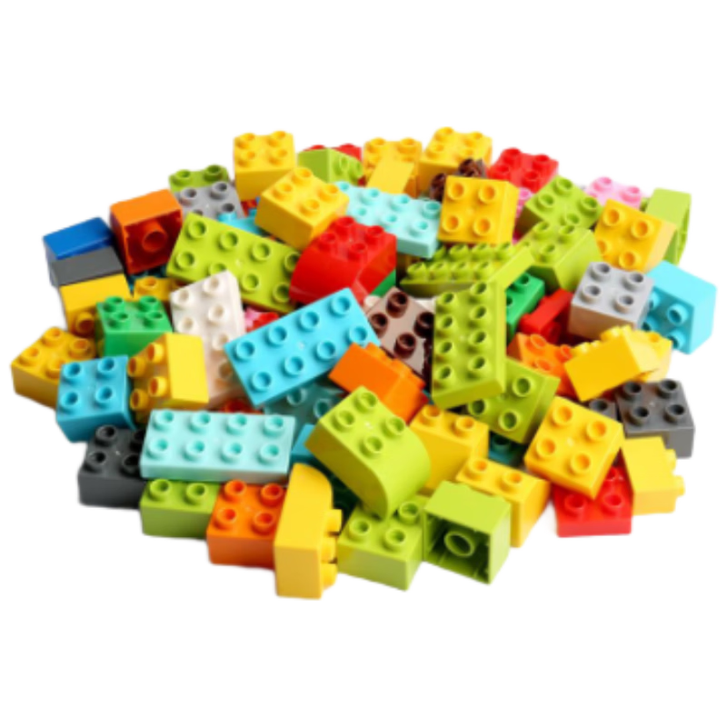 FEELO Compatible with LEGO Building Blocks, Birthday Gift for Boys And Girls, Children's Toy Model, Basic Set Randomly Selected, 500g