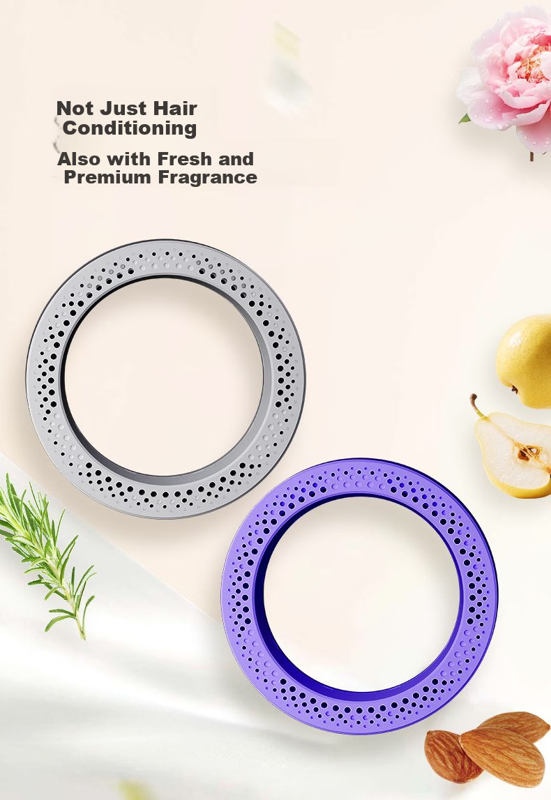 CoolShark High-Speed Hair Dryer Accessories Magnetic Plant Extract Fragrance Hair Care Essence Ring Aurora Purple 2-Pack 8