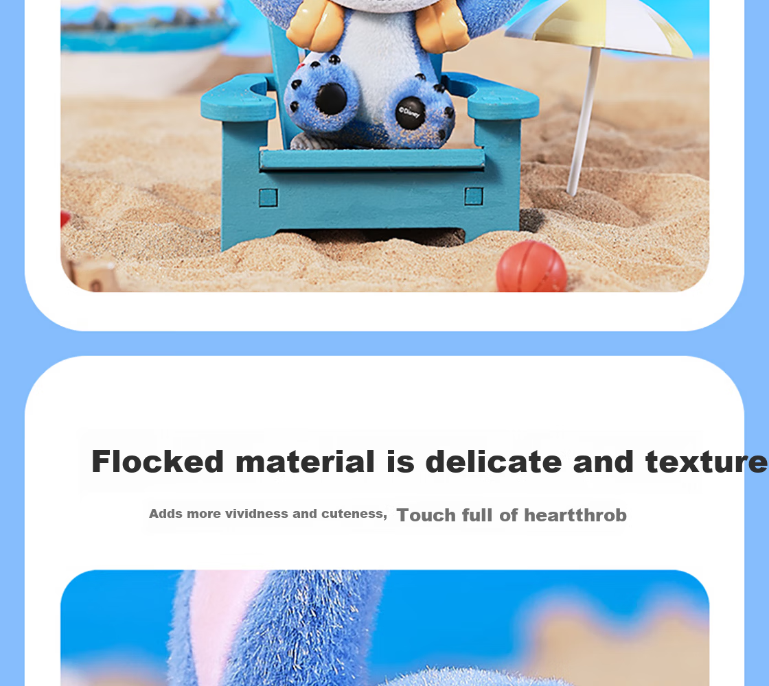 MINISO Disney Lilo & Stitch Plush Blind Box Figurine Toy Birthday Gift Display Box 4