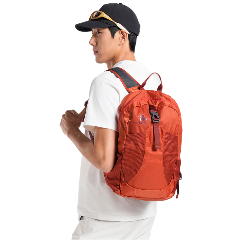 SCALER Rainbow Candy Outdoor Backpack Men Lightweight Foldable Hiking Mountaineering Double Shoulder Bag School Travel Bag Women