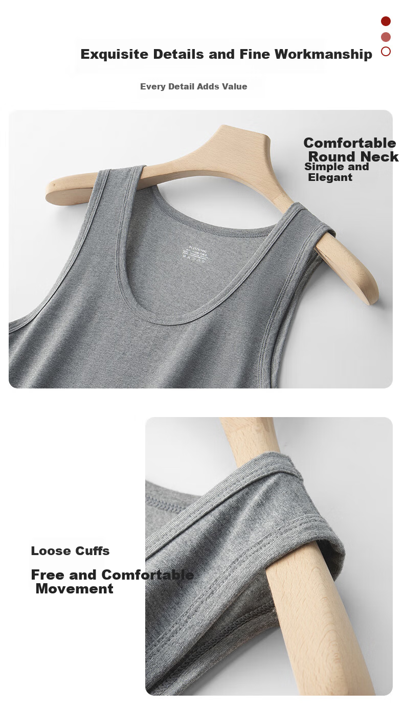 Mengyangwang Men's Summer Thin Cotton Breathable Sports Racerback Tank Top Sleeveless T-Shirt 18