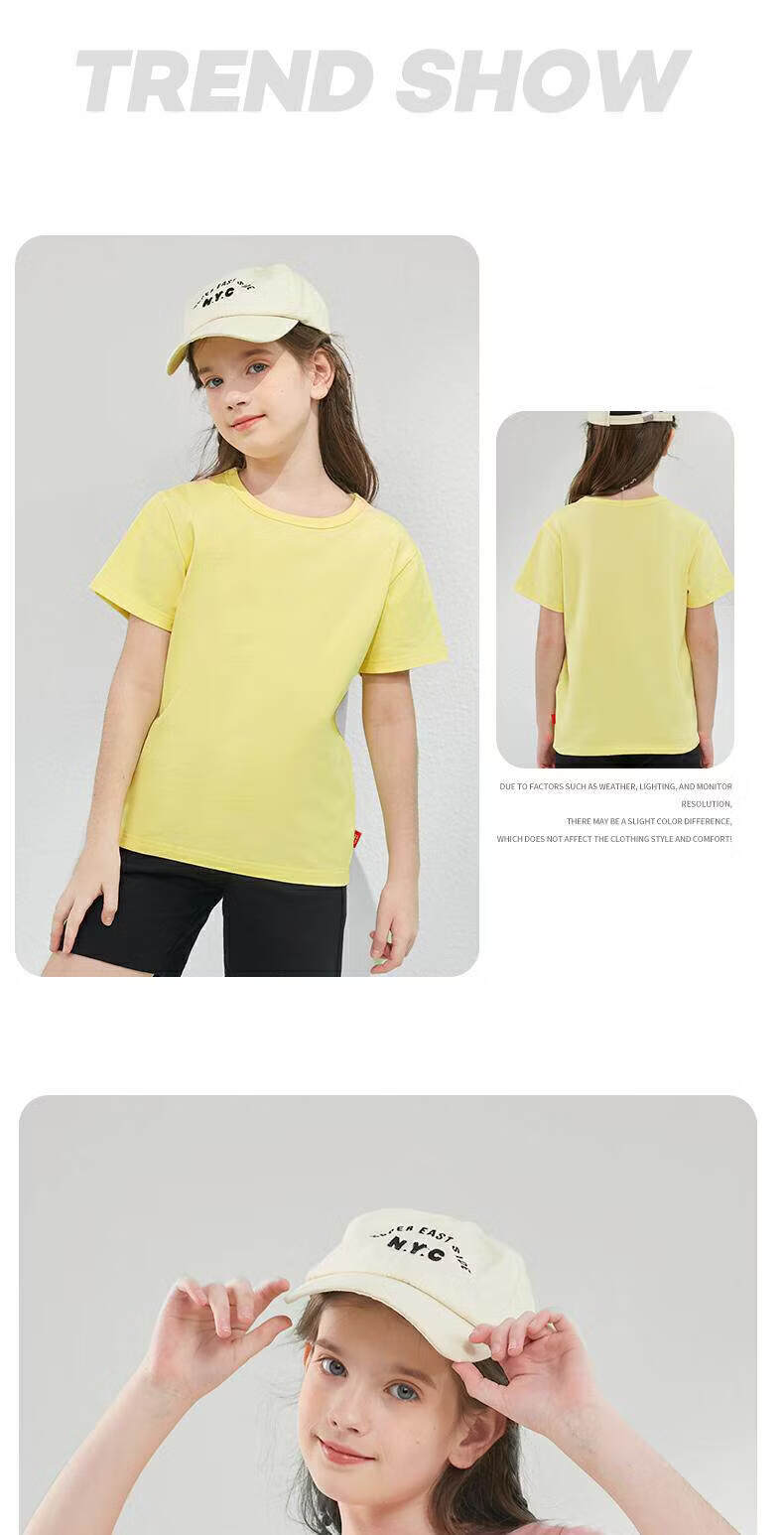 BOBDOG Boys Summer New Stylish T-Shirt Short Sleeve Kids Sportswear Orange 110 7