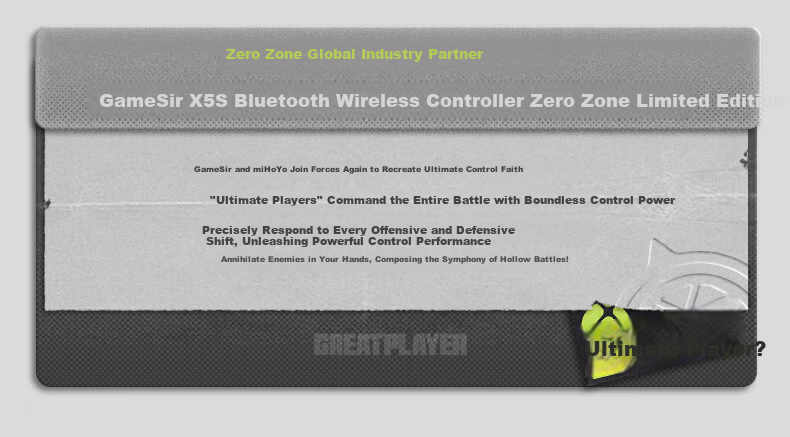 GAMESIR x MIHOYO Zero Zone X5S Stretchable Bluetooth Game Controller for Android and iOS Mobile Gaming Delta Operation 2