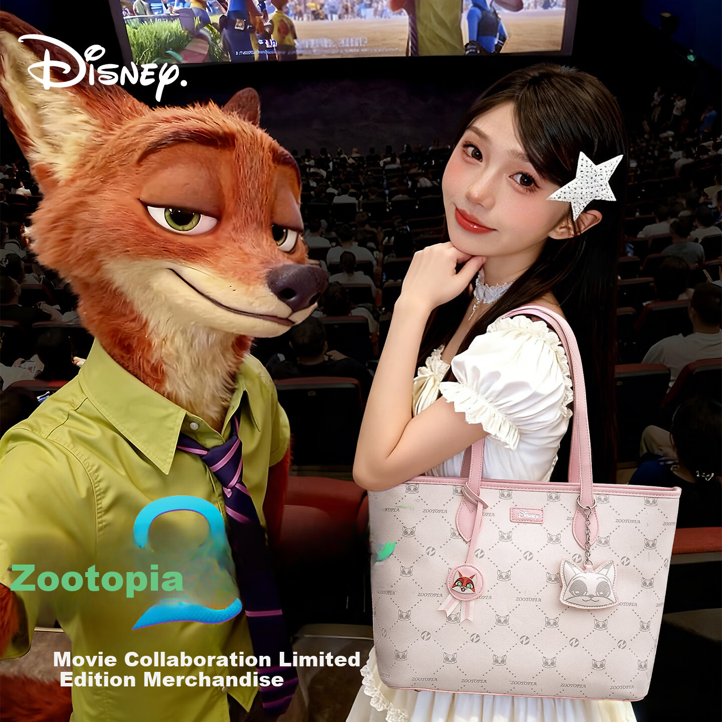 Disney Zootopia Women's Bag 2025 Luxury Tote 3.8 Goddess Day Birthday Gift for Women
