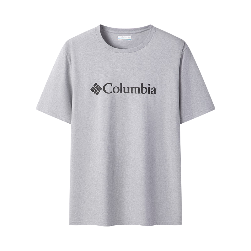 Columbia Men's T-Shirt 26 Spring Summer Outdoor Casual Sports Comfortable Cotton Breathable Short Sleeve AE4766 039