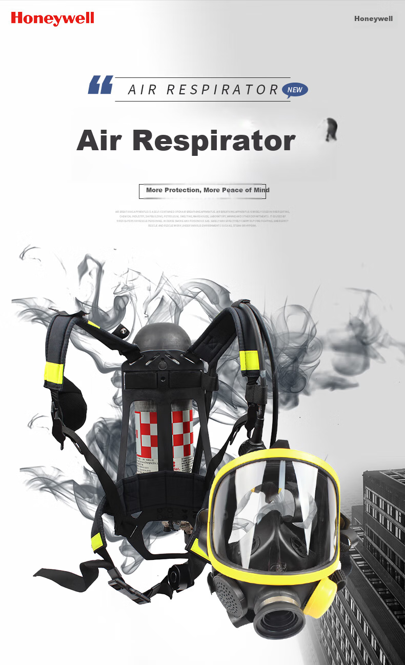 Honeywell SCBA105K C900 Self-Contained Breathing Apparatus Pano Mask / 6.8L Domestic Air Cylinder 1