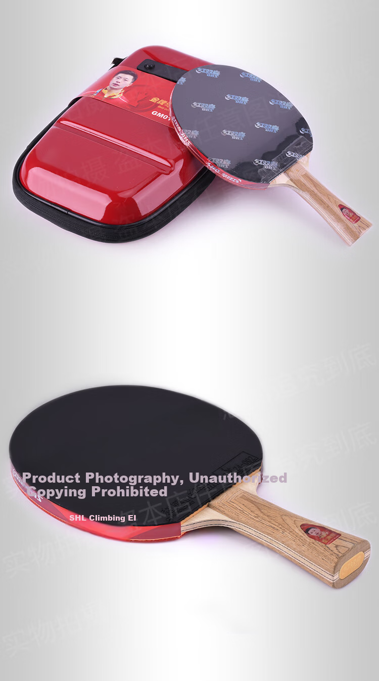 DHS Table Tennis Racket, Jinpai Malong GM01 Professional-Grade Celebrity Ping Pong Racket, Finished Product, Penhold Grip 5