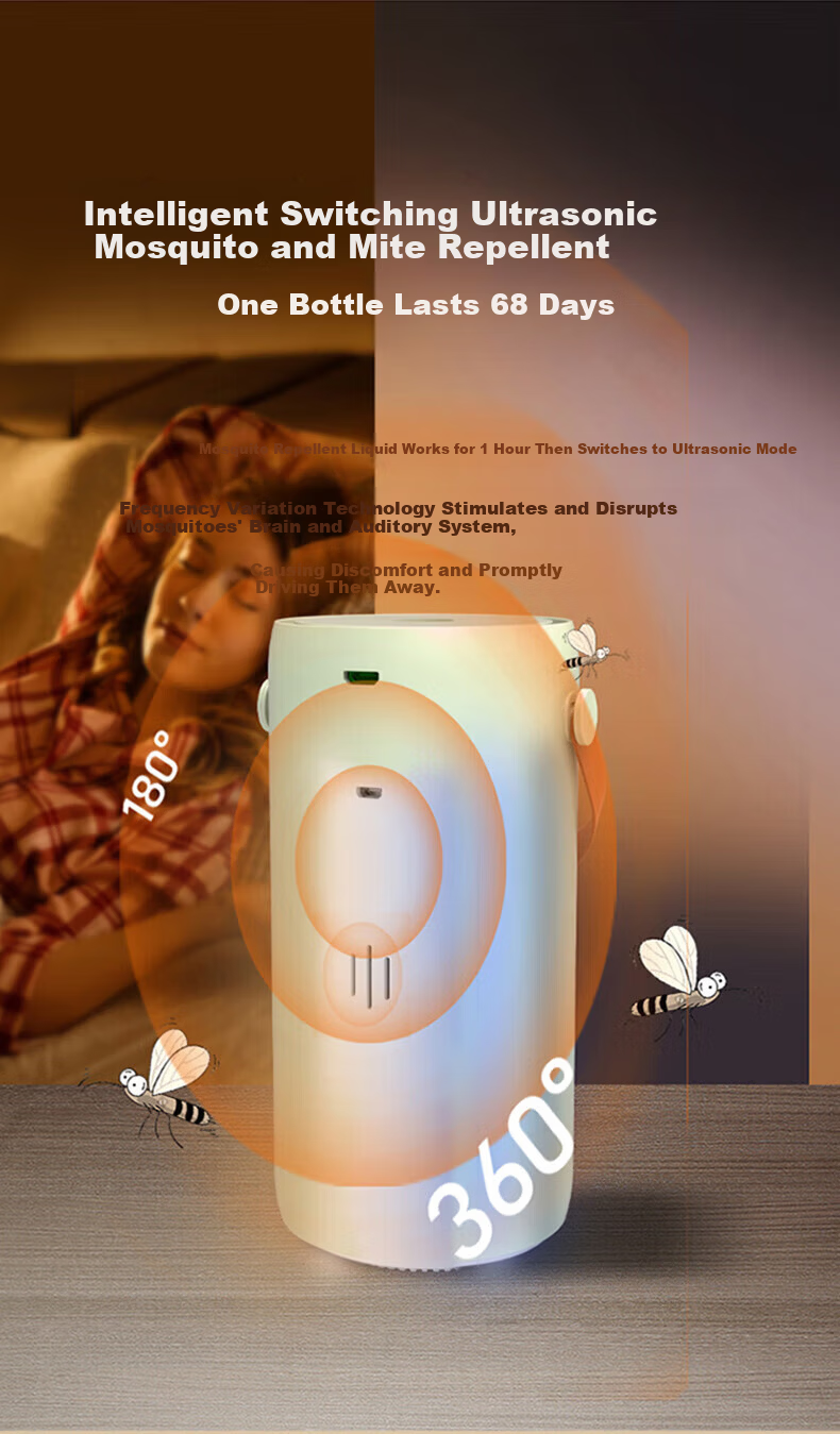 Benbenma BD01 Ultrasonic Electric Mosquito Repellent Mosquito Killer Night Light Green 4