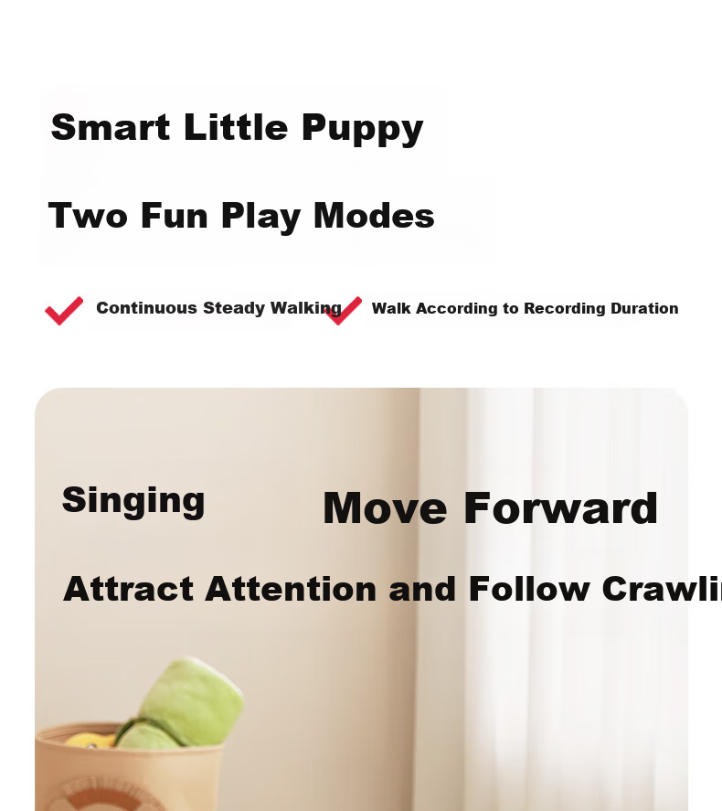 Babybox Beboshi Baby Crawling Learning Toy Electric Swinging Duck for Head Lifting Training 4