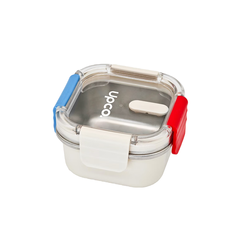 BBFRESH Yogurt Stainless Steel Microwaveable Lunch Box Single Compartment Large Capacity Sealed Bento Box for Students and Office Workers