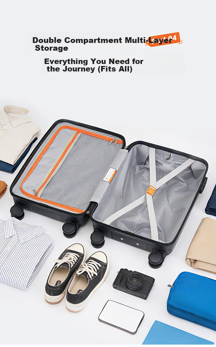 DICON AIBI 20-inch Carry-on Luggage Lightweight Spinner Trolley Travel Suitcase with TSA Lock 8