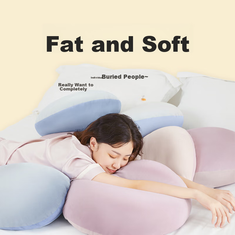 Wangyiyanxuan Soft Drum Hug Pillow, Bed Headboard Cushion, Home And Office Pillow, Diameter 50CM, Holiday Gift