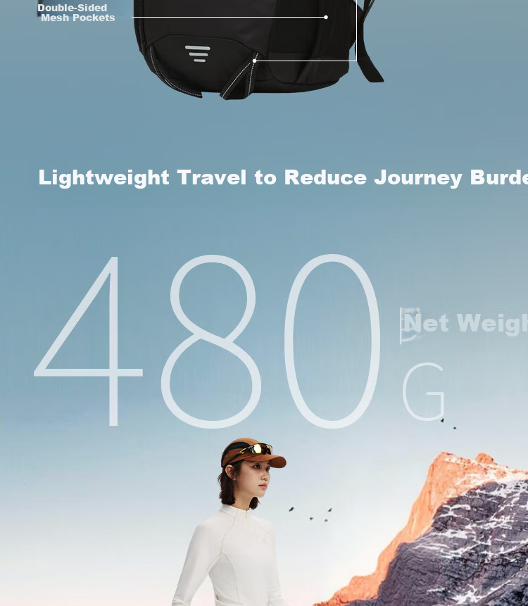 TOREAD Hiking Backpack Outdoor Commuting Travel Bag Lightweight Eco-friendly 20L Large Capacity Pressure-Reducing School Bag Electric Purple 3