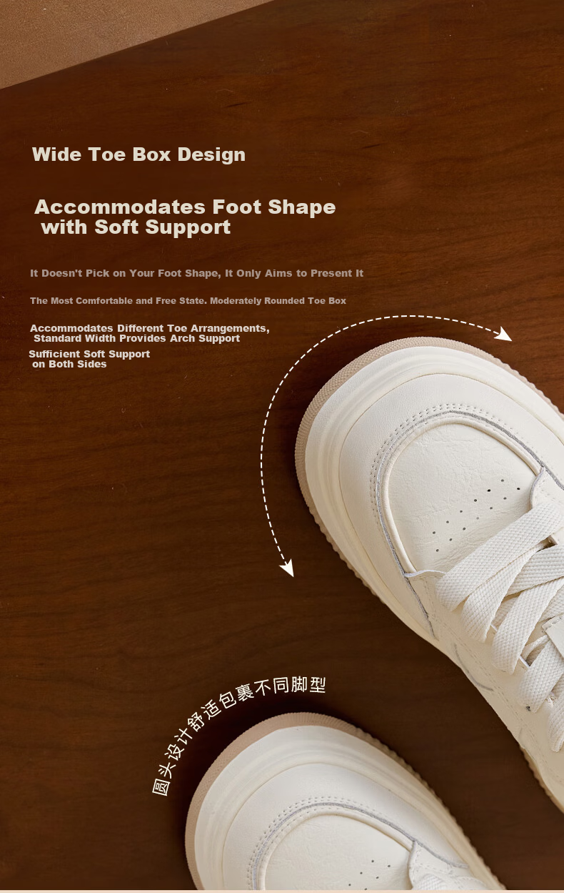 Saturday Thick-Soled White Sneakers for Women 2026 New Spring Small Height Increase Versatile Soft Sole Lightweight Comfortable Casual Skate Shoes 9