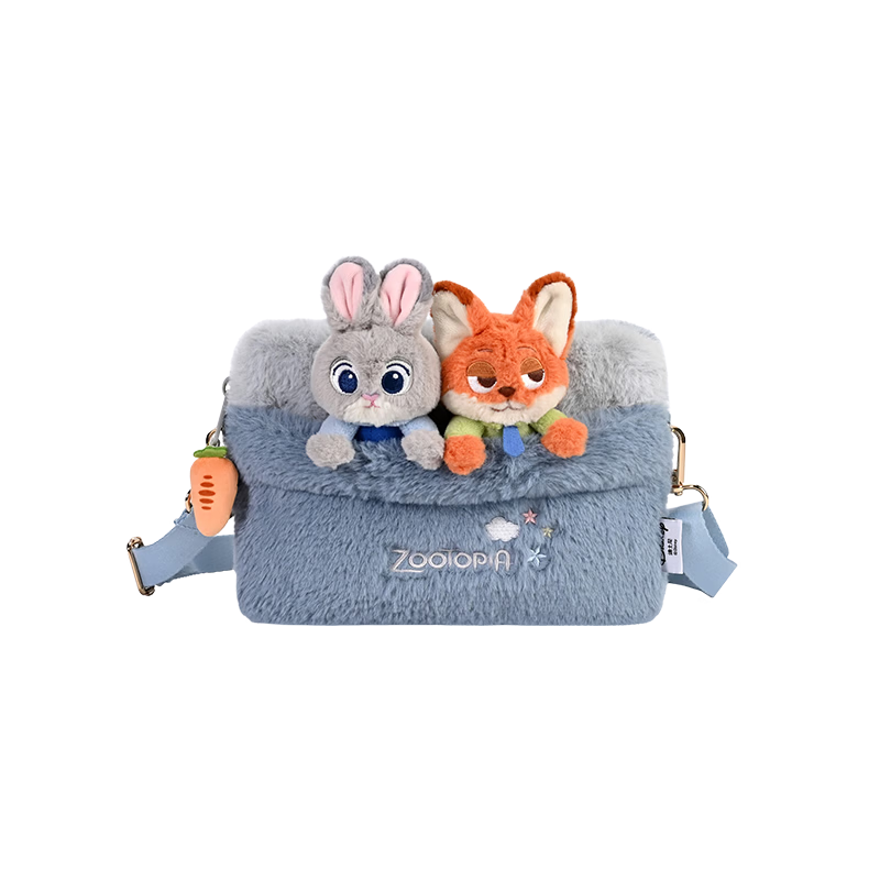 Disney Zootopia Judy Hopps Dreamy Crossbody Bag Plush Doll Toy Bag Valentine's Day Birthday Gift for Wome