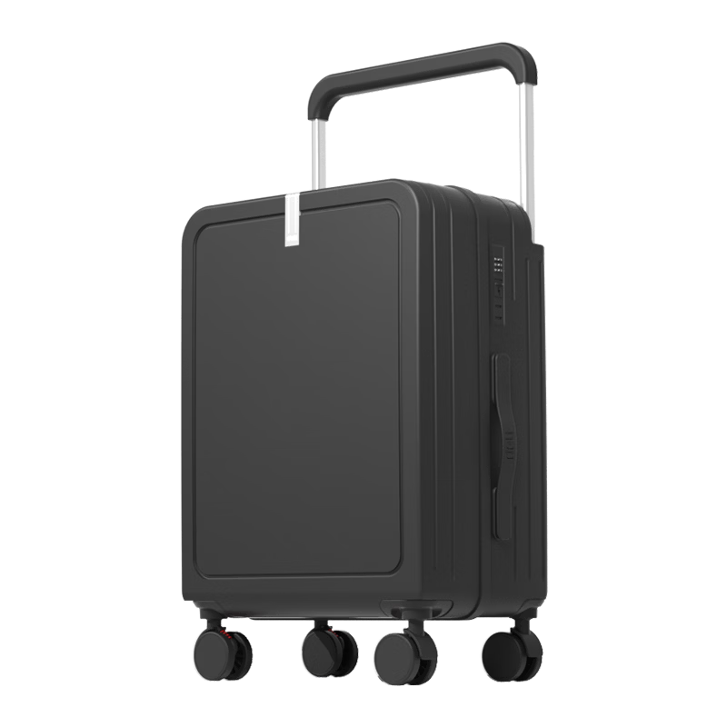 Deli 24-Inch Spinner Luggage Wide Telescopic Handle Travel Suitcase Clothes Storage Lockable Carry-On Unisex Bag