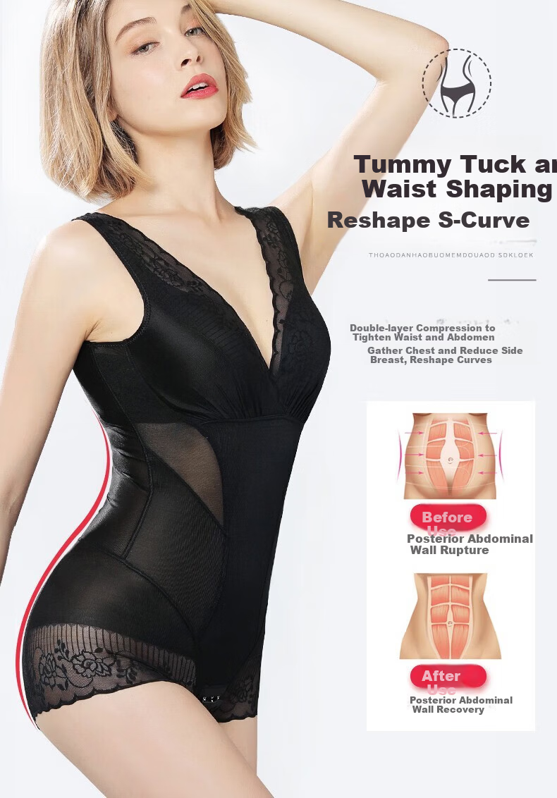 KJ Slimming Bodysuit Thin Hip-Lifting Body Shaping Abdomen Control Postpartum Waist Trainer Yoga Pants Shapewear Sportswear 3