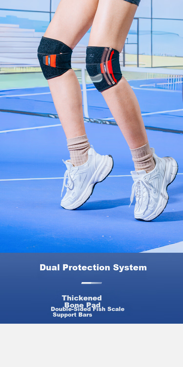 Kangshu Knee Warmers Professional Knee Protection for Cold Legs Sports Men and Women Meniscus Support Basketball Mountaineering 7