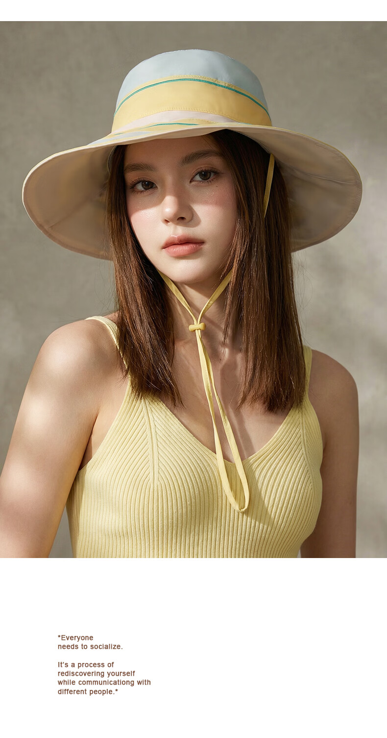 CACUSS Women's Sun Hat Summer Wide Brim Outdoor Vacation Beach Hat Cotton Neck Protection Face Shield Sun Hat Orange Pink 9