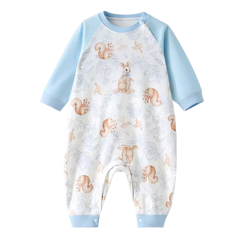 JOYNCLEON Baby Sleeping Bag Spring and Autumn Pure Cotton Children's Leg-separated Pajamas Anti-kick Quilt Pink 90 JSD196370