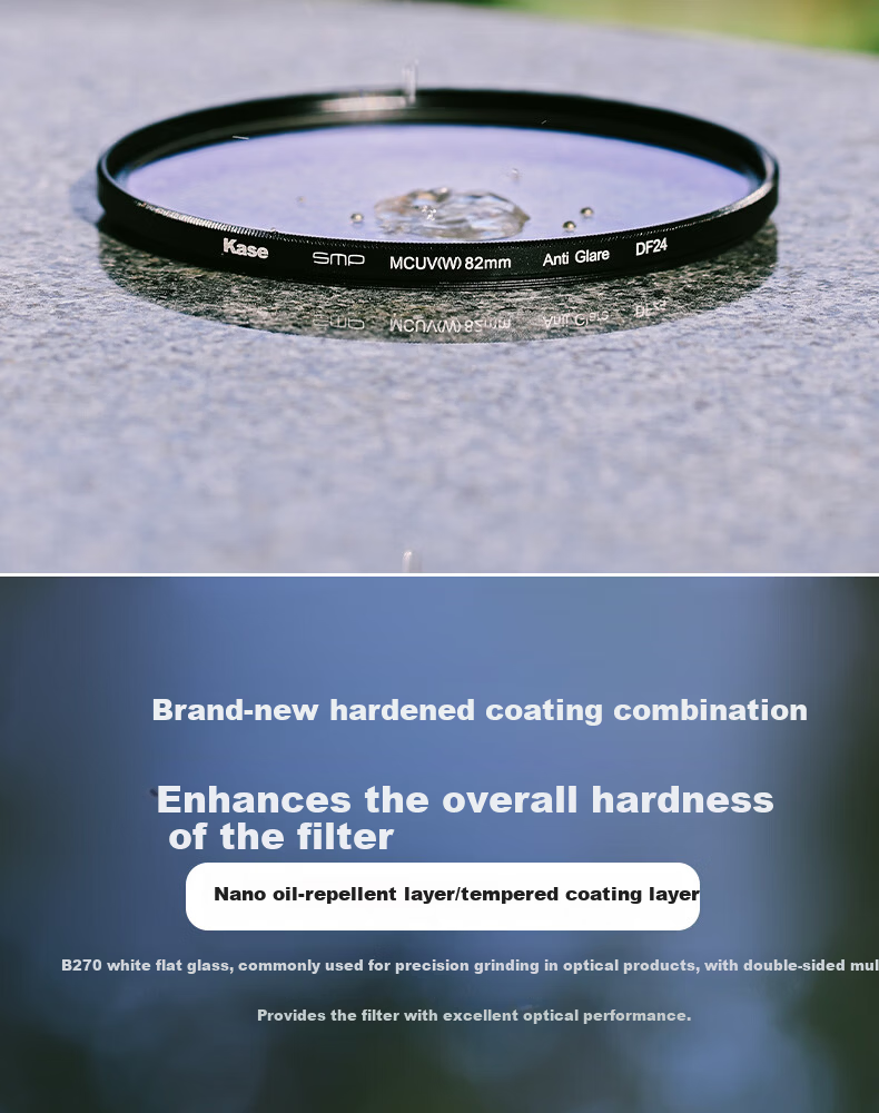 Kase UV Filter 3rd Generation III 72mm MCUV Multi-Coated Double-Sided Lens Protection Filter for DSLR and Mirrorless Cameras High Definition High Transmission Low Reflection Filter 10