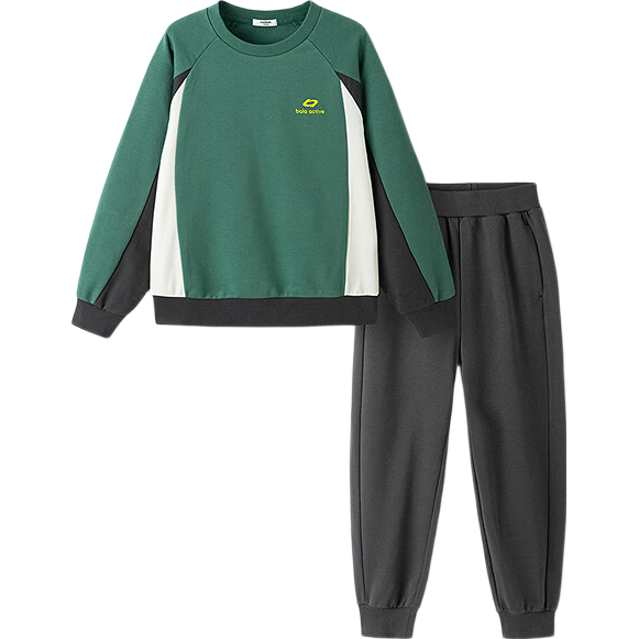 BALABALA balaOne Children's Outfit Set for Boys And Girls, Long Sleeve 2-Piece Set, 2025 Autumn Outdoor Casual Fashion, 208325104201