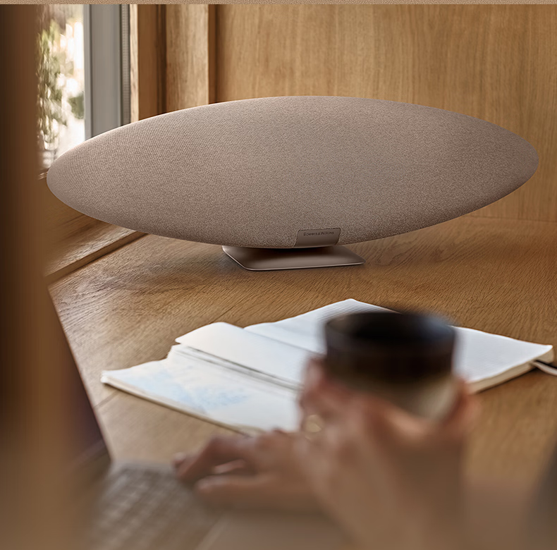 Bowers & Wilkins Zeppelin Pro 6th Gen Wireless HiFi Active Bluetooth Speaker B&W Desktop Audio Dawn Gold 12