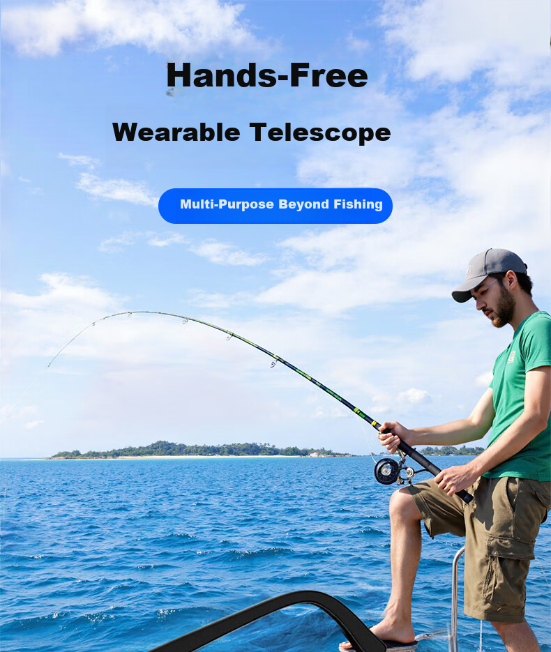 HUGE Fishing Telescope Concert High-Definition High-Power Ultra-Light Low-Light Professional Night Vision 10x Telescope 1