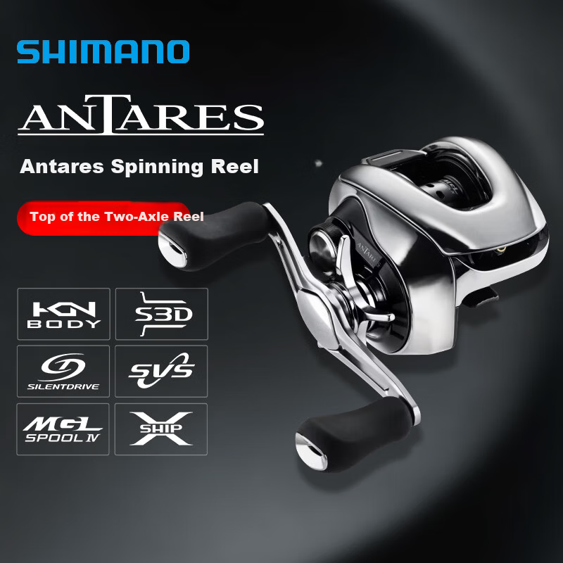 SHIMANO 25 Antares MGL 100HG Right-Handed Long Cast Baitcasting Reel 1