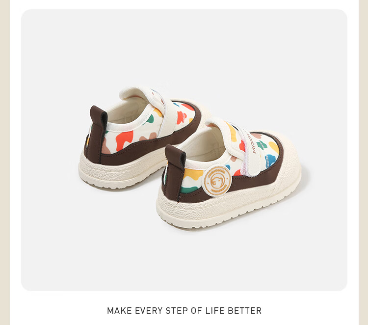 ThomBaker Baby Toddler Walking Shoes Spring Fashion Non-slip Soft Sole Colorful Size 16 16