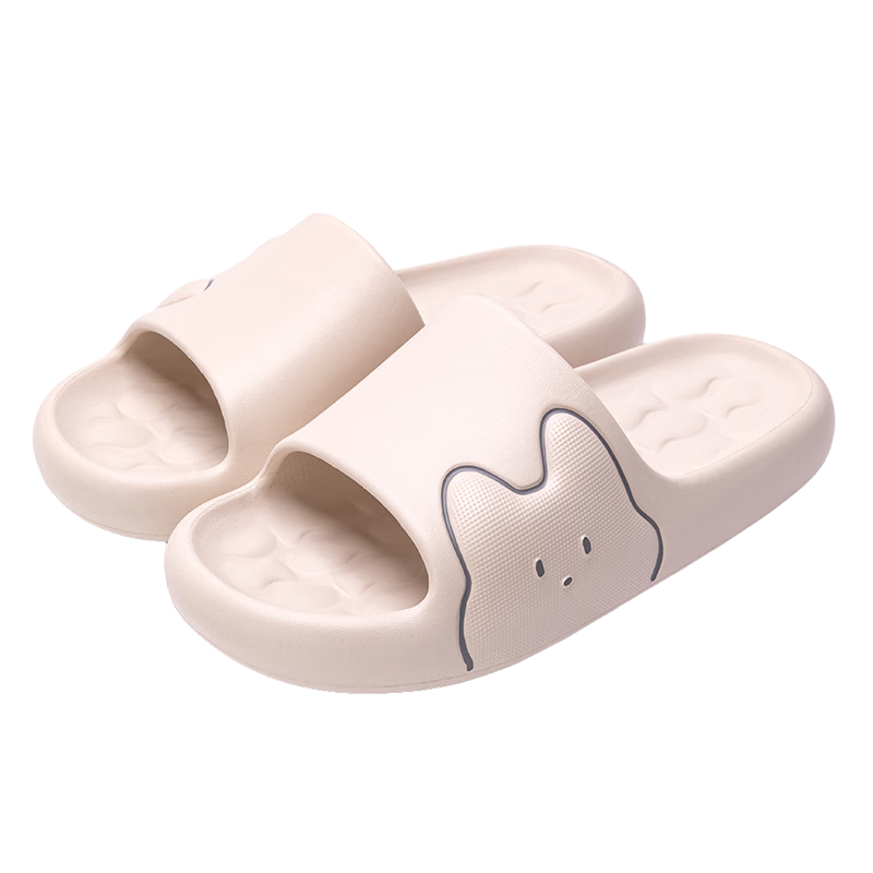 Lidani Cute Summer Indoor Women's Slippers Bathroom Non-Slip EVA Odor-Resistant Couple Home Slippers Female