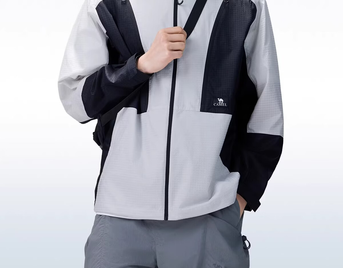CAMEL Outdoor Sun Protection Jacket 2026 Spring Summer New Men's Breathable UV Protection Water-Repellent Sports Coat 9032 2
