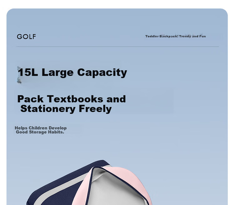 GOLF Kids Lightweight School Backpack Elementary Student Outdoor Unisex Travel Sports Bag High-Value Lightweight Design 8