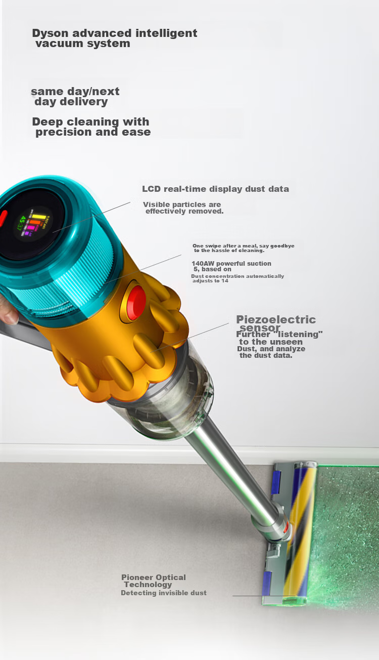 DYSON V12n Detect Slim Nautik Absolute Vacuum And Mop Combo, Cordless Handheld High-Suction All-In Cleaner for Pets, Dust Mites, Wet And Dry Cleaning 14