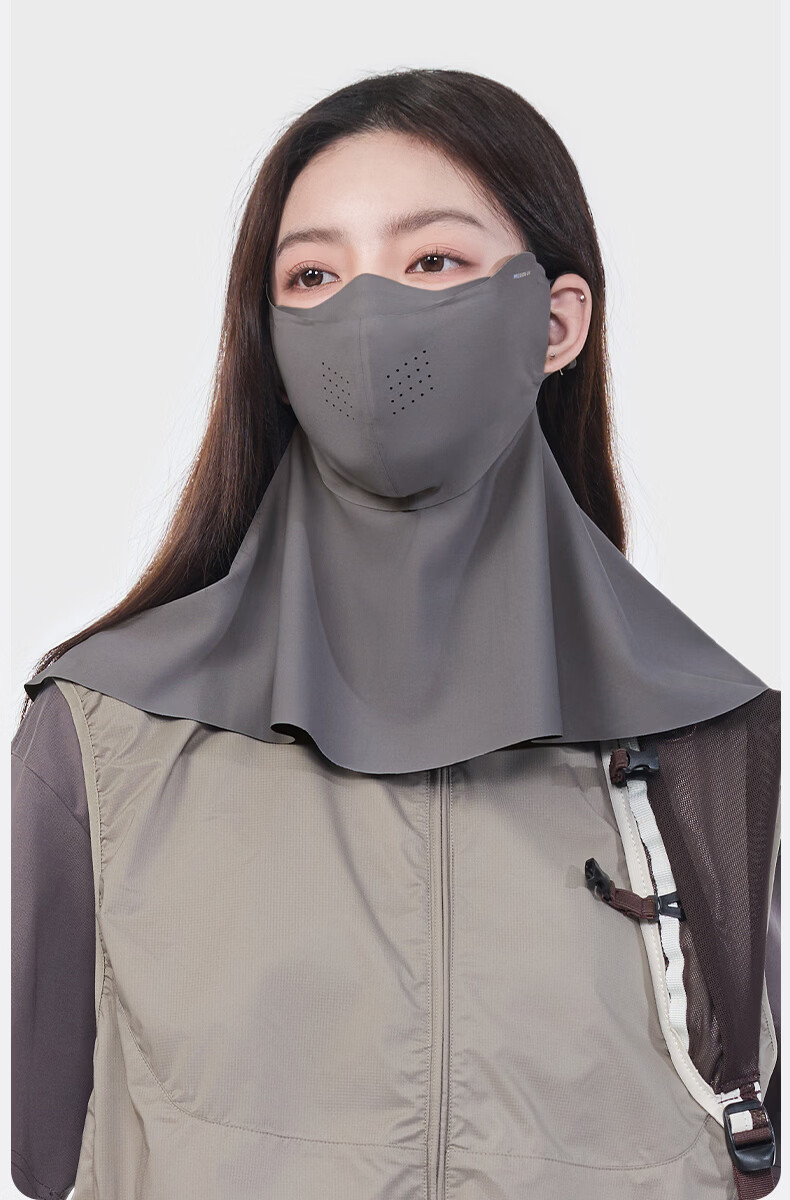 MISSION UV Ice Silk Sunscreen Face Mask for Women Summer UV Protection Sunshade Neck Guard Breathable Full Face Sun Protection Mask for Driving and Cycling 4