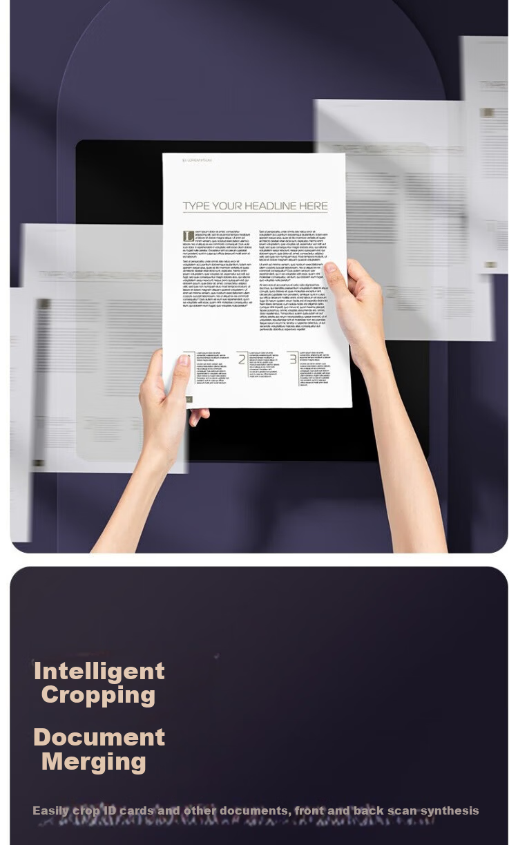 Deli GK600 High-Speed Document Scanner All-in-One Teaching Equipment A4 10MP Scanning Device 7