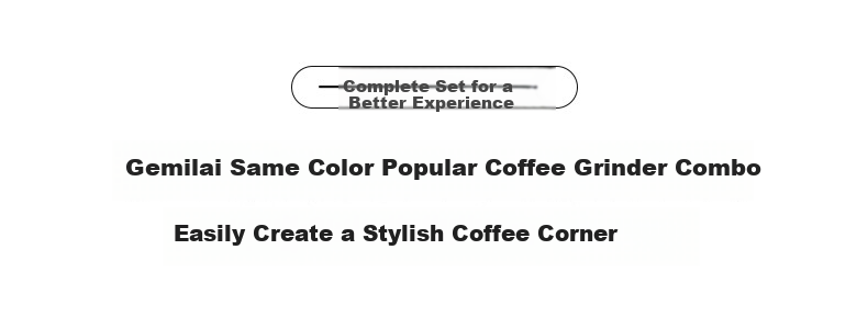 Gemilai G9010C Electric Coffee Grinder Gray Italian American Coffee Bean Grinder Home Use 13