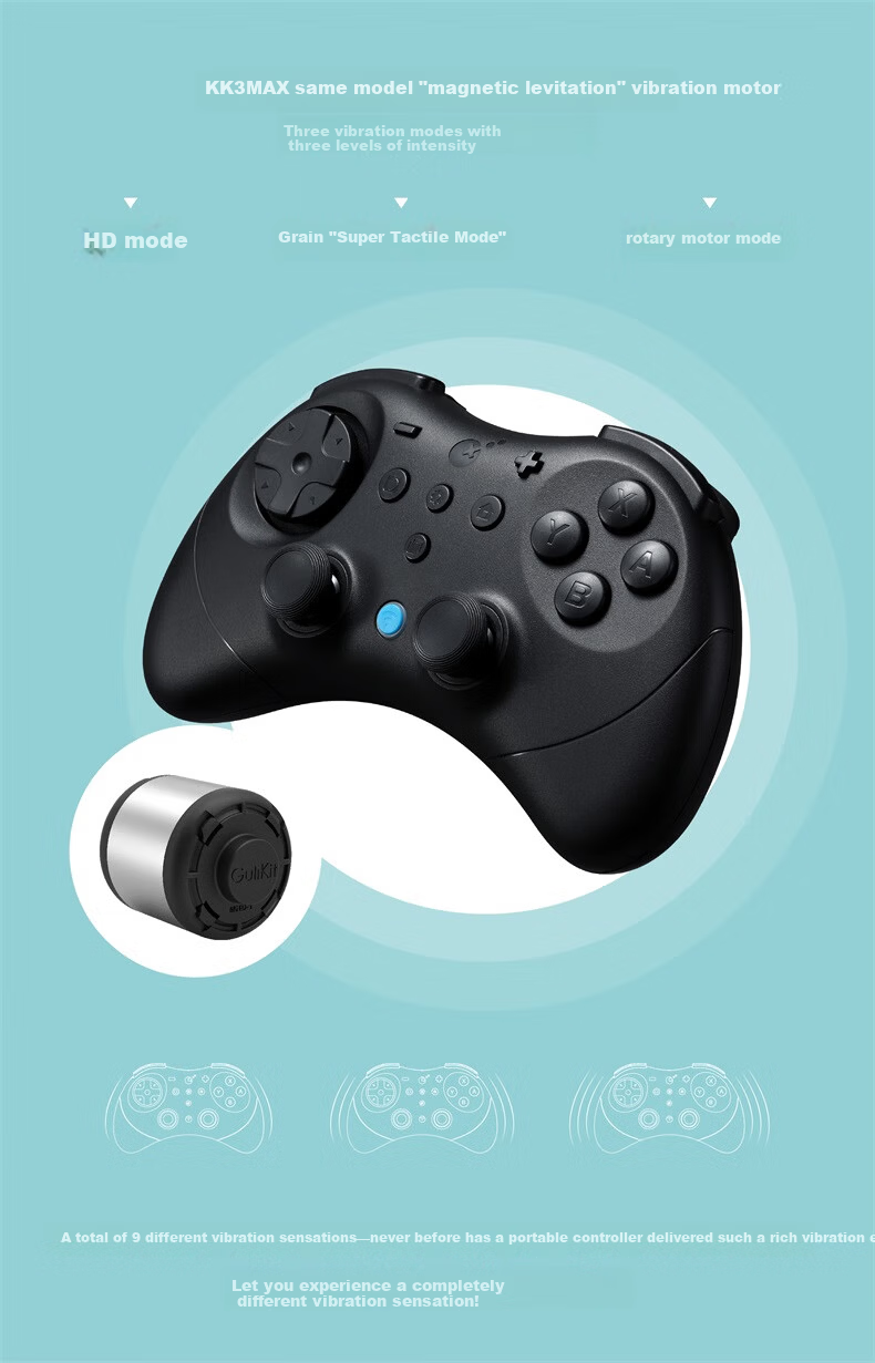 GuliKit Guli Elf 2 Game Controller for Switch 2 One-Key Wake Wireless Bluetooth Symmetric PC Android iOS Nintendo NS2 Zelda Genshin Xbox 8