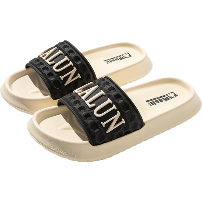 MashiMaro Unisex Thick-Soled Fashionable Slippers for Home, Bathroom, and Outdoor Wear