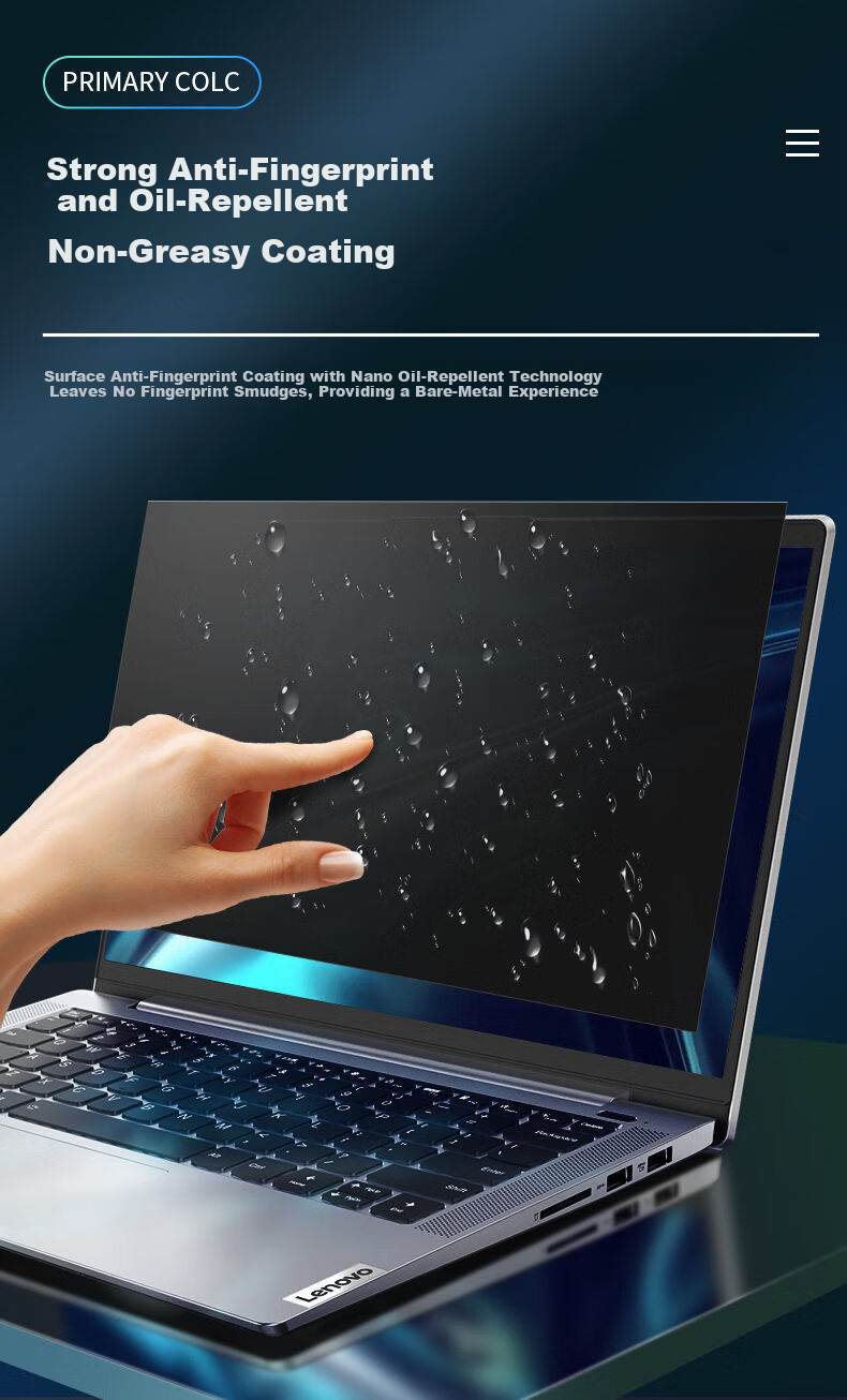 Aigo Privacy Screen Protector for Huawei MateBook 14/13/15/16 Full Adhesive Anti-Peeping Laptop Screen Film 4