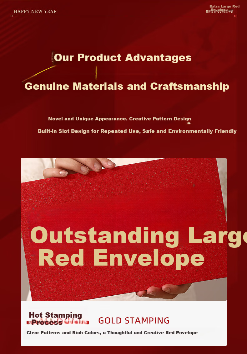 Kongsheng 2026 Year of the Horse Creative Large Red Envelope One Billion Lucky Money Bag Ten Thousand Yuan Red Packet Goddess Festival Gift 4