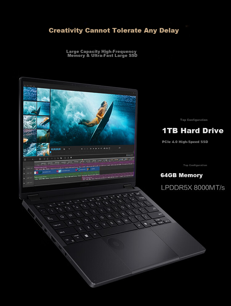ASUS ProArt Creator X 2026 2-in-1 AI Creative Laptop 14" Snapdragon X2 16GB 1TB 2.8K 144Hz Touch OLED 6