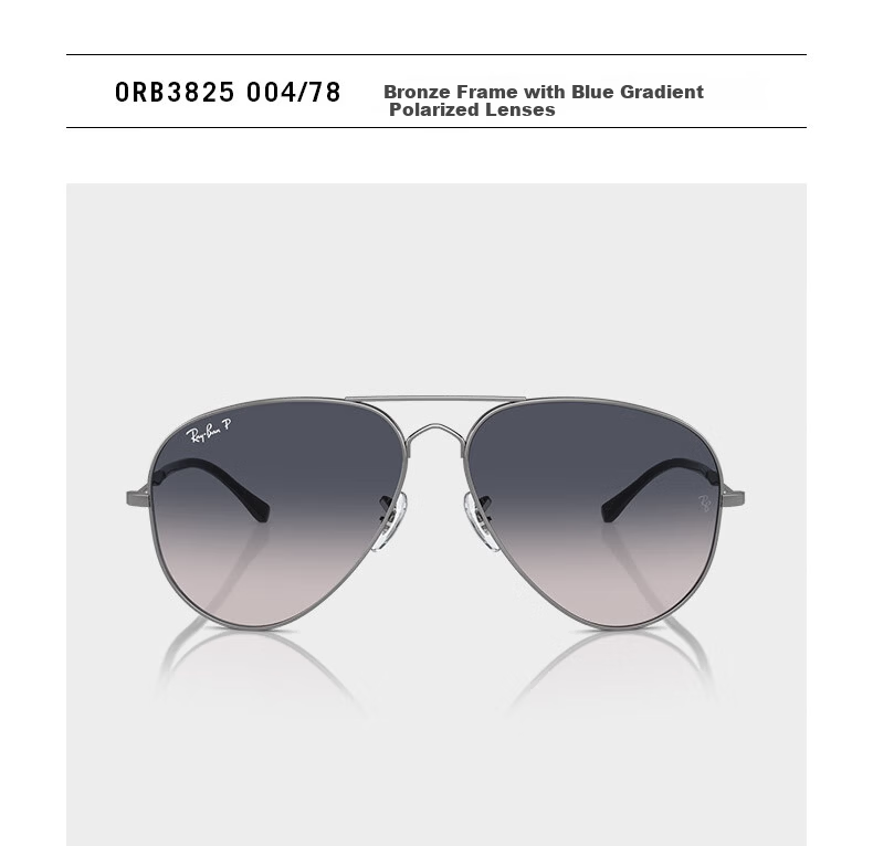 RayBan RB3825 Aviator Unisex Sunglasses Fashion Outdoor Eyewear 16