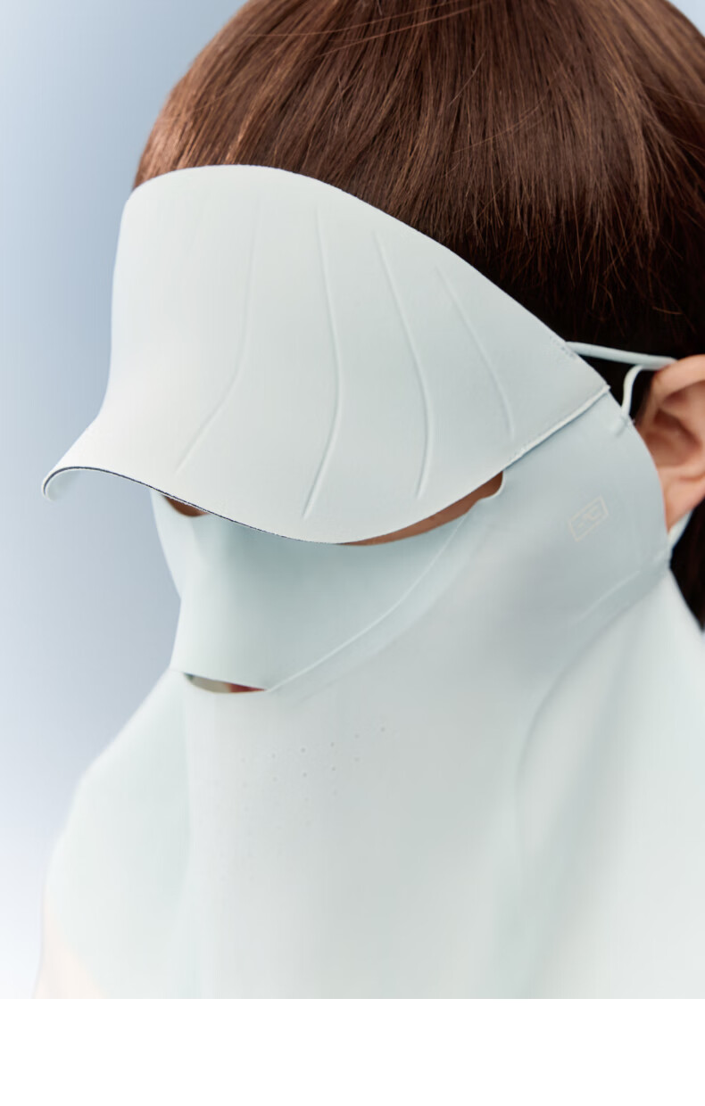 Jiao Nei Liang Pi 503UV Women's Sunscreen Protective Hat Brim Neck Guard Face Mask Moisturizing Antibacterial Medical Sunshade Face Bikini 5